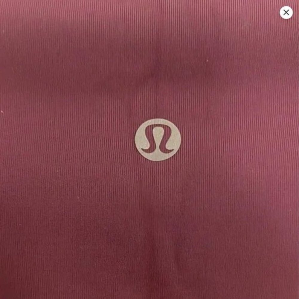 lululemon wunder under Train HR Vintage Plum Leggings Tights 25" Women's Size 14 - Picture 5 of 10